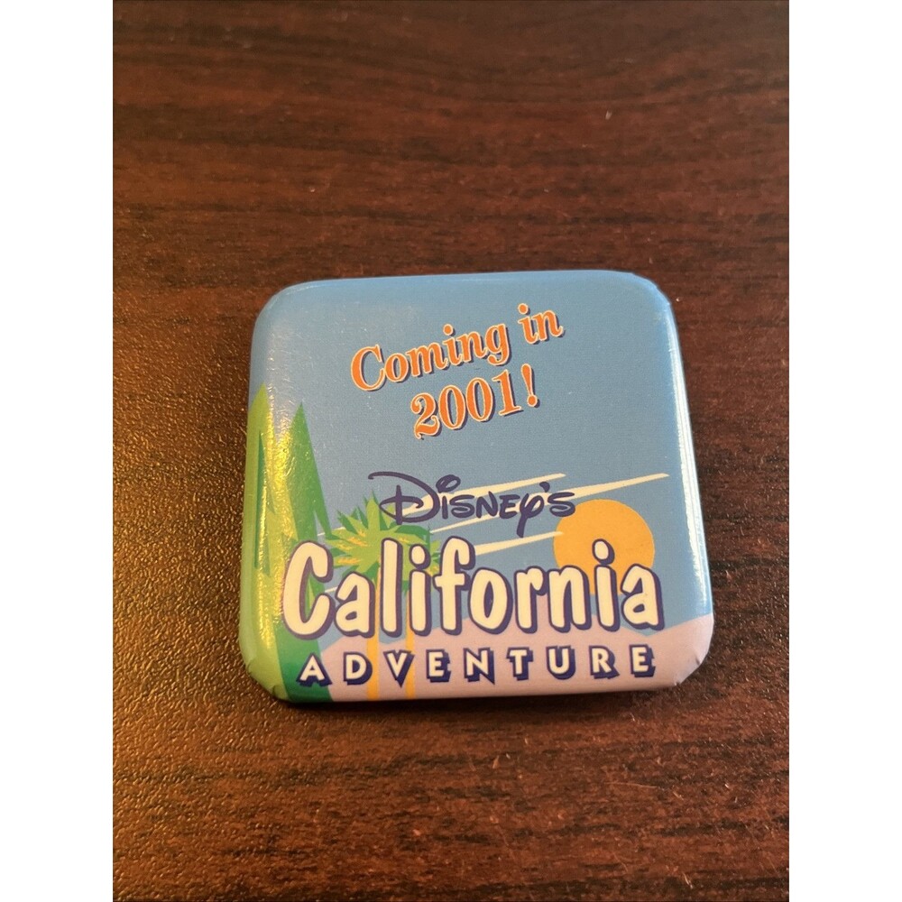 Disneyland California Adventure Coming In 2001! Pin‎
